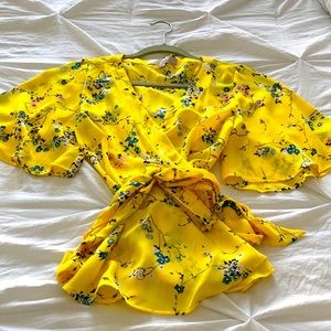 Beautiful wrap blouse!